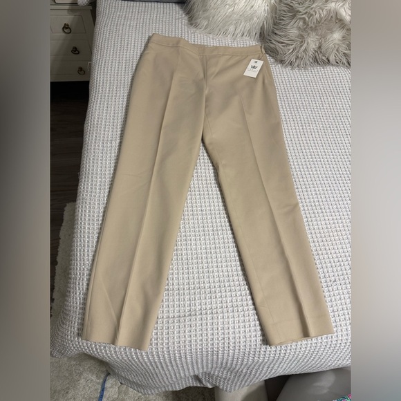 NWT Chaos Classic Beige Trousers Size 8 - Picture 1 of 11